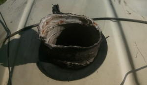 Cardboad 2CV heat dump-off tubes