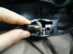 2CV indicator switch mechanism
