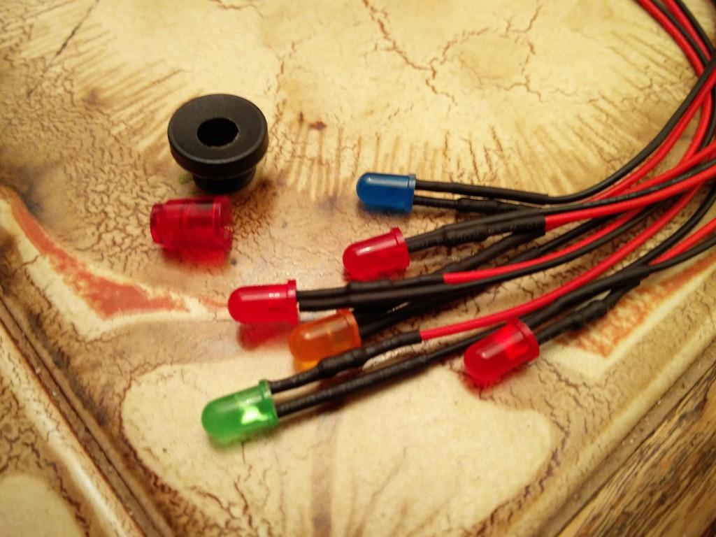 LEDs and 2CV dashboard indicator light