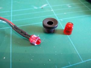 2CV LED dashboard indicator light bezel