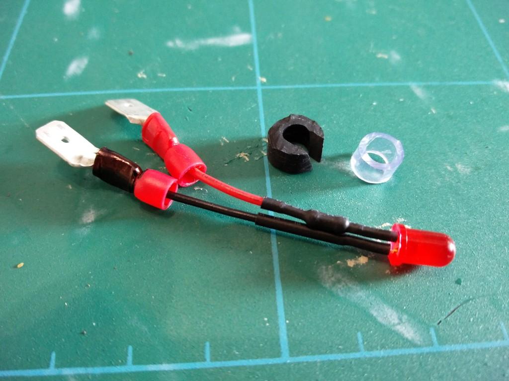 2CV dashboard indicator LED parts