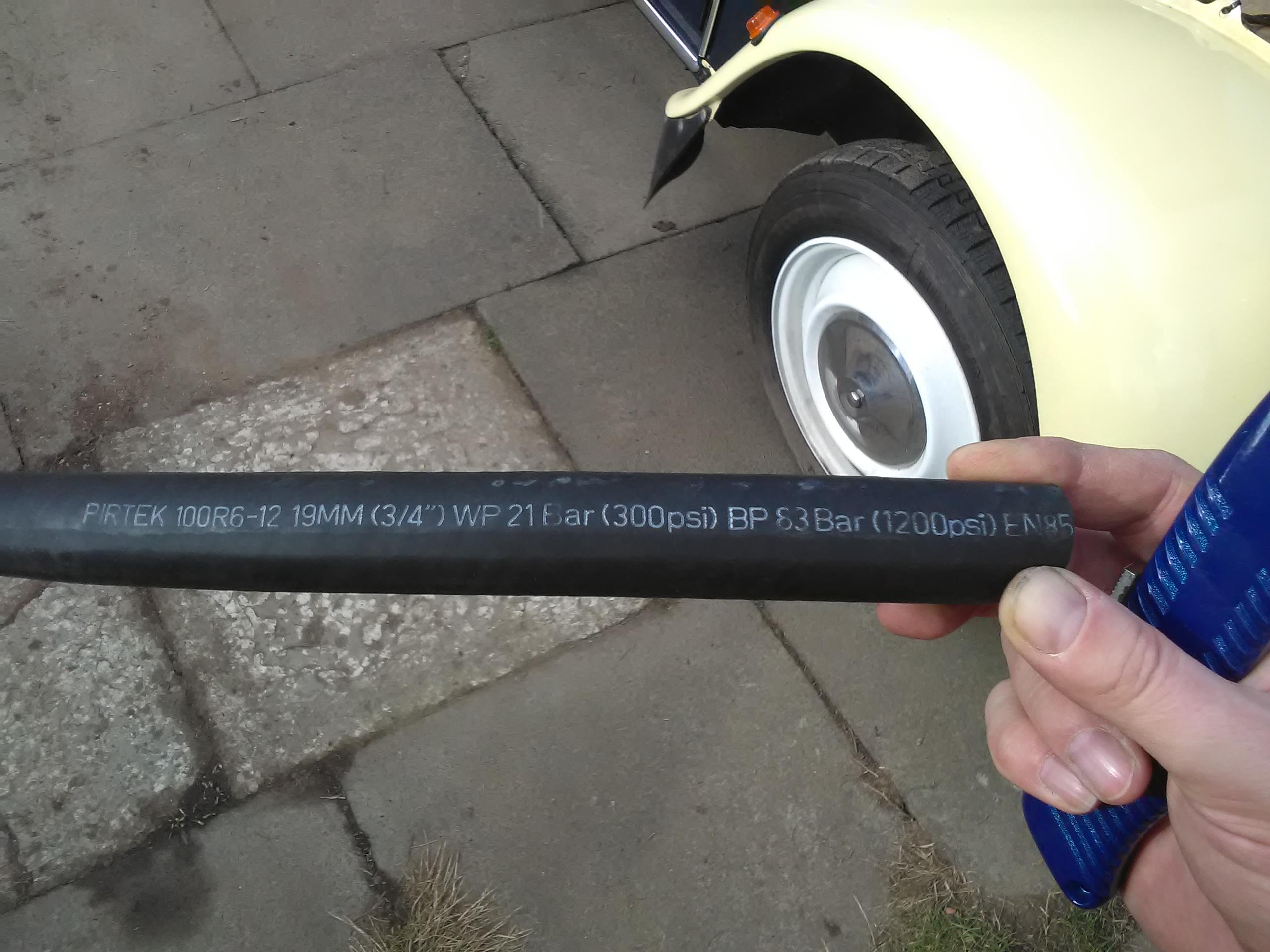 2CV oil breather exhause pipe