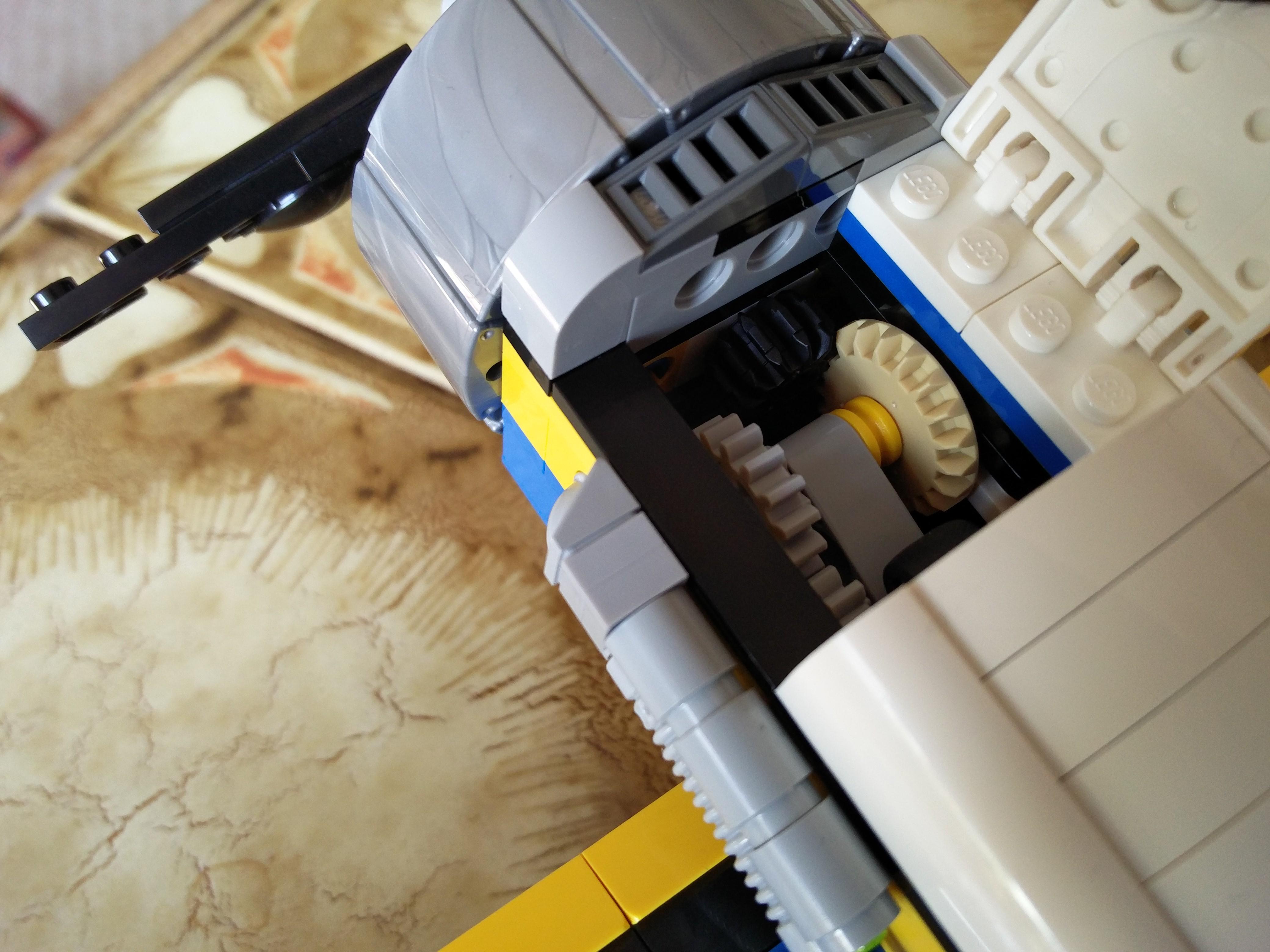 Lego Creator 31011 unidirectional gear assembly