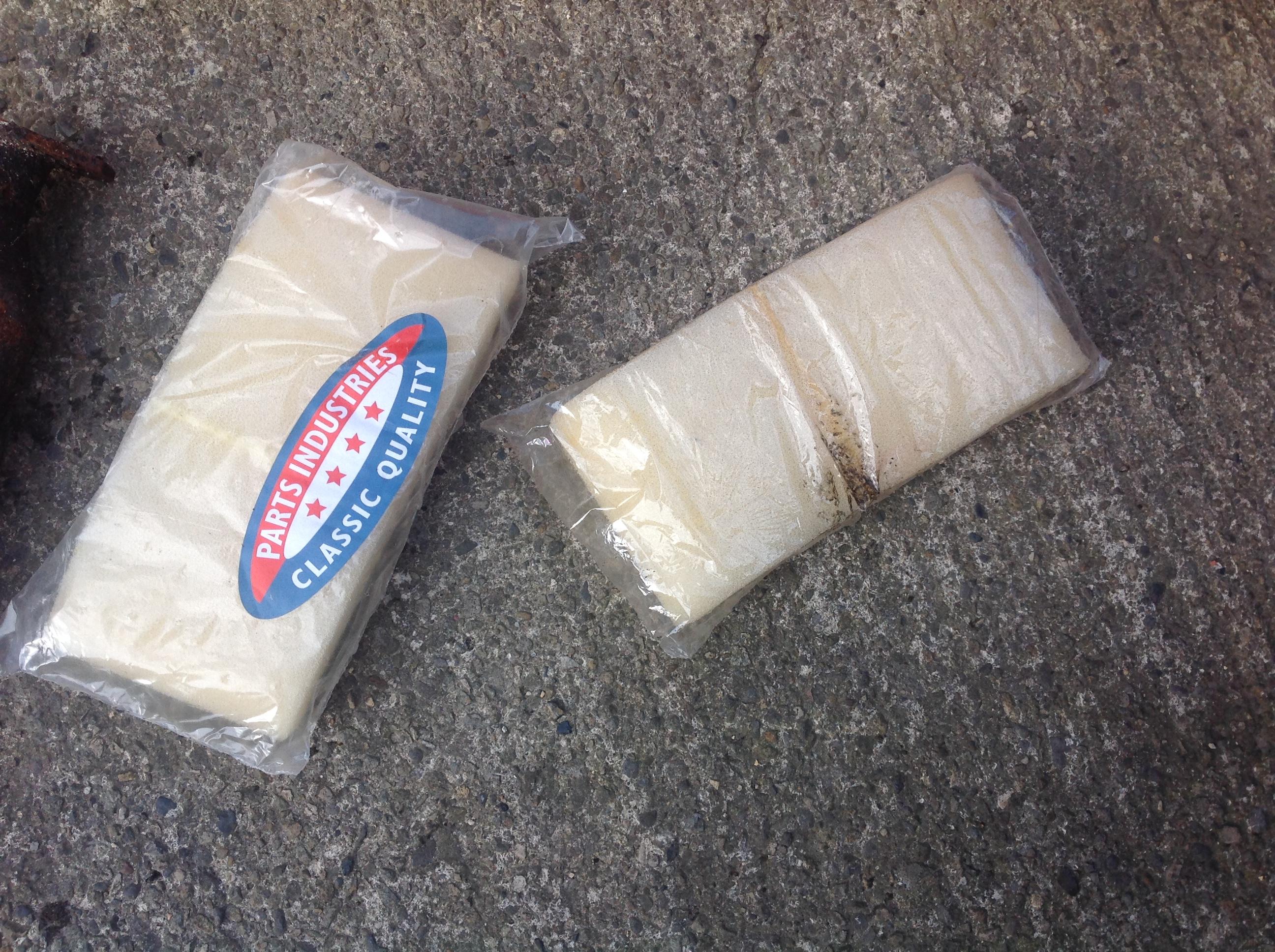 Possibly 2CV air filter foam
