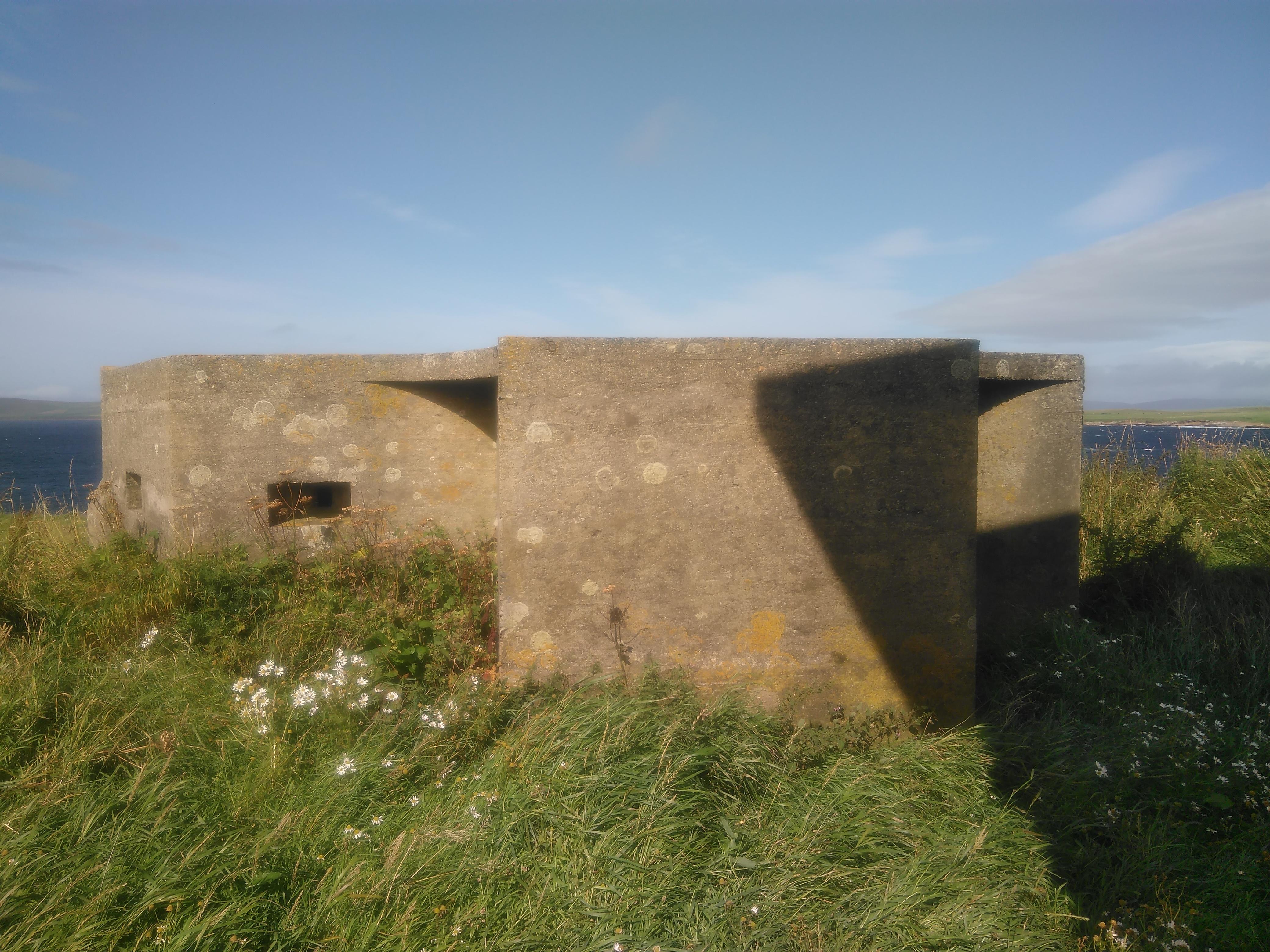 Skerry Battery gun emplacement