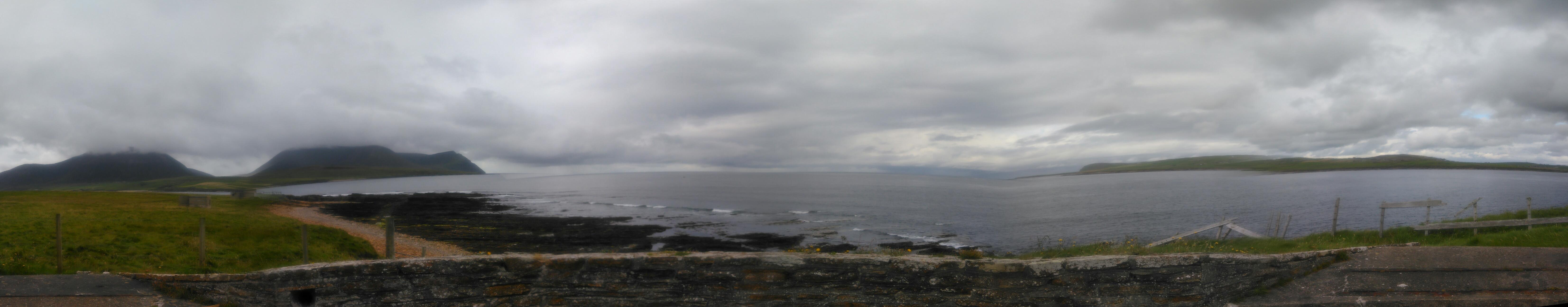 Graemsay battery panorama