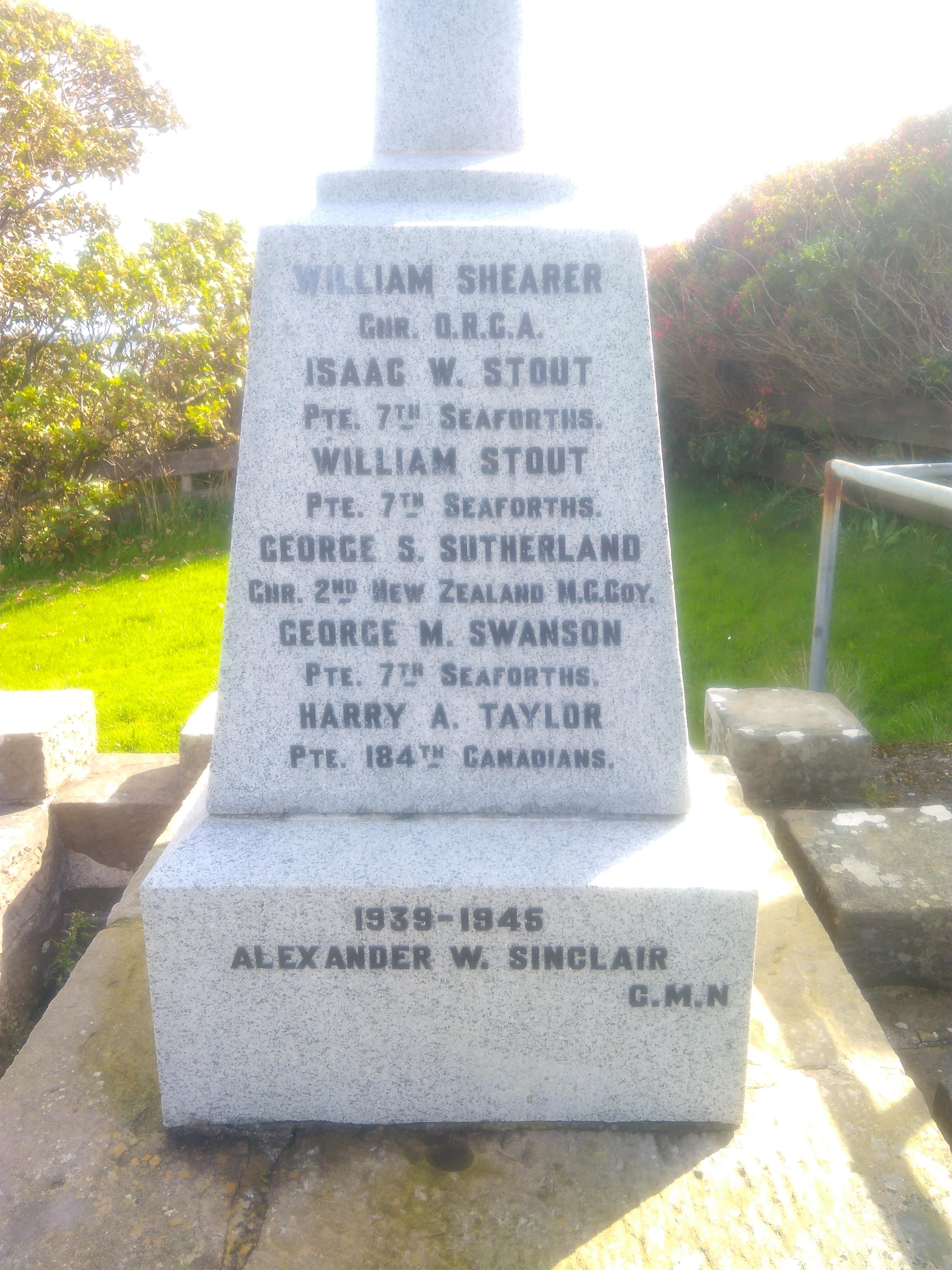 Walls War Memorial