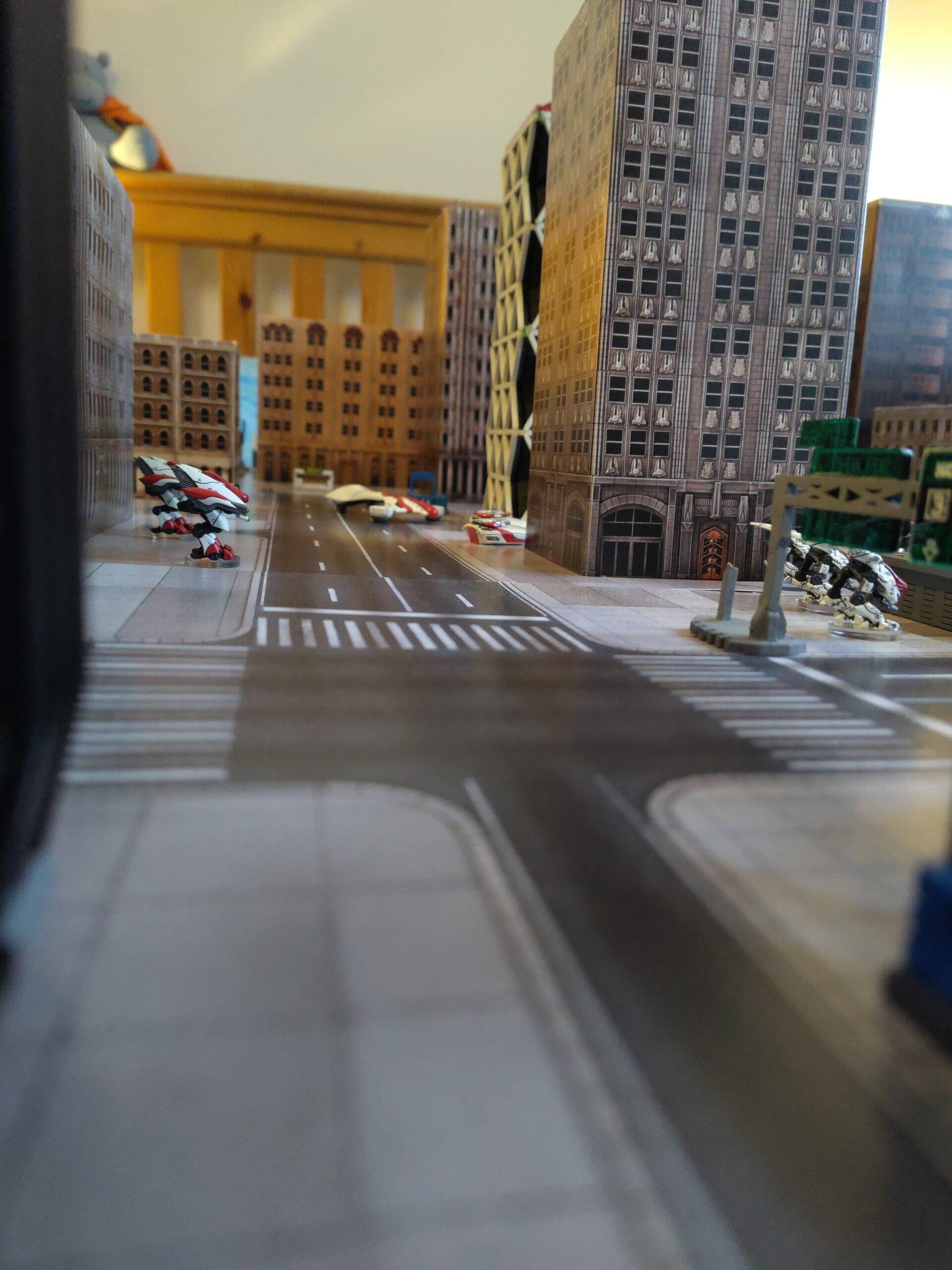PHR Ares and Janus Walkers occupy a street